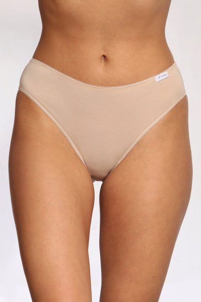 Set med 3 klassiska trosor CAMI S0837 nude