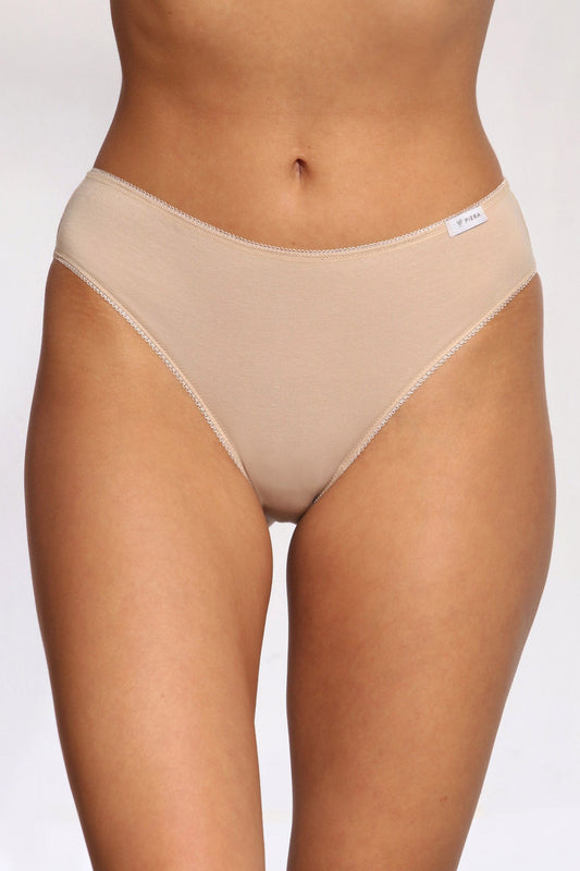 Set med 3 klassiska trosor CAMI S0837 nude