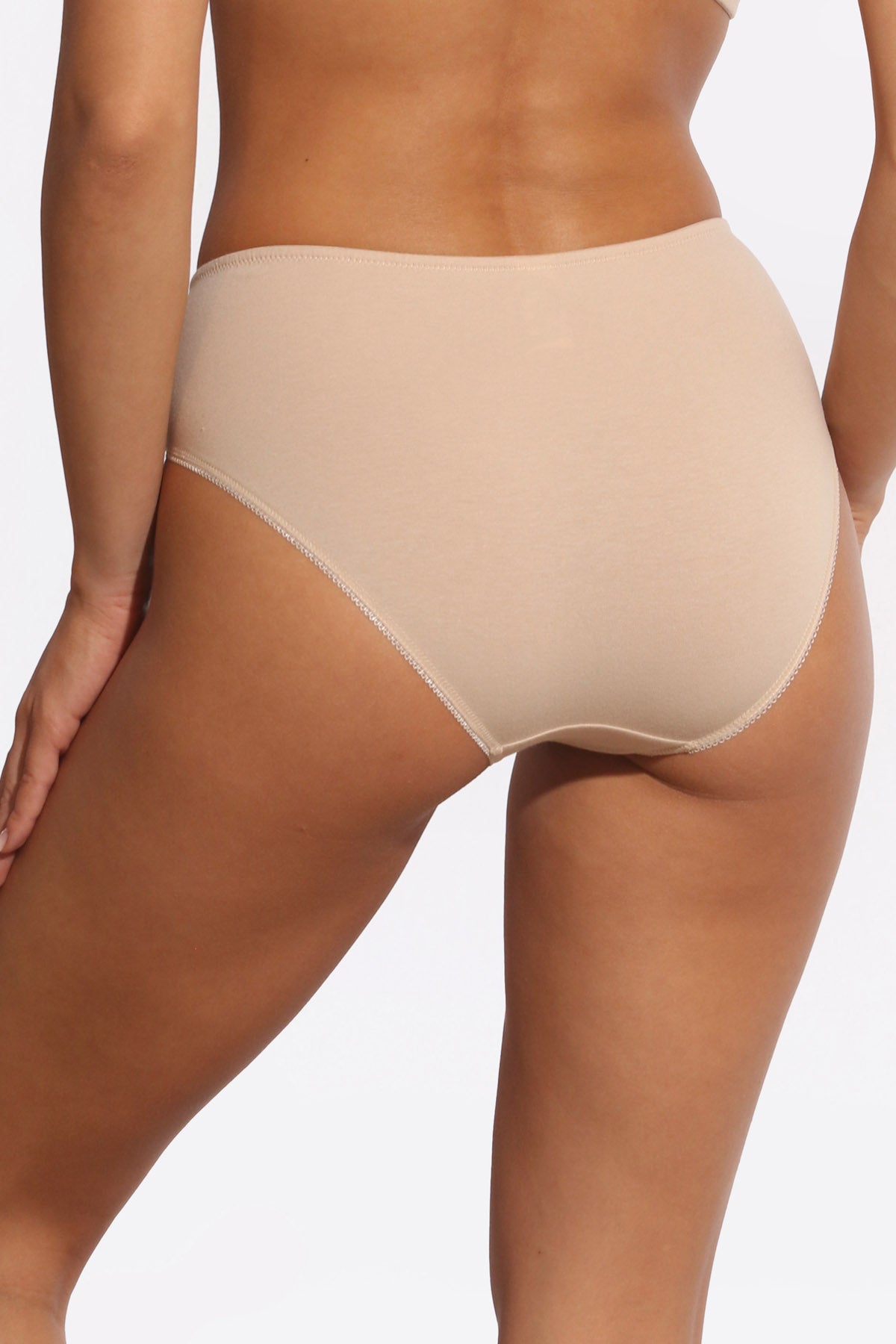 Klassisk beige bomullstrosa Fiona S1188