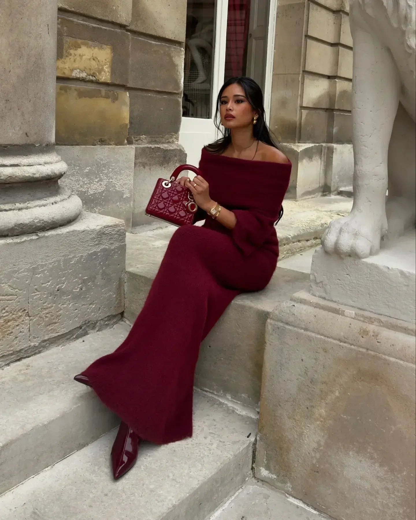 Valentina | Rochie tricotată