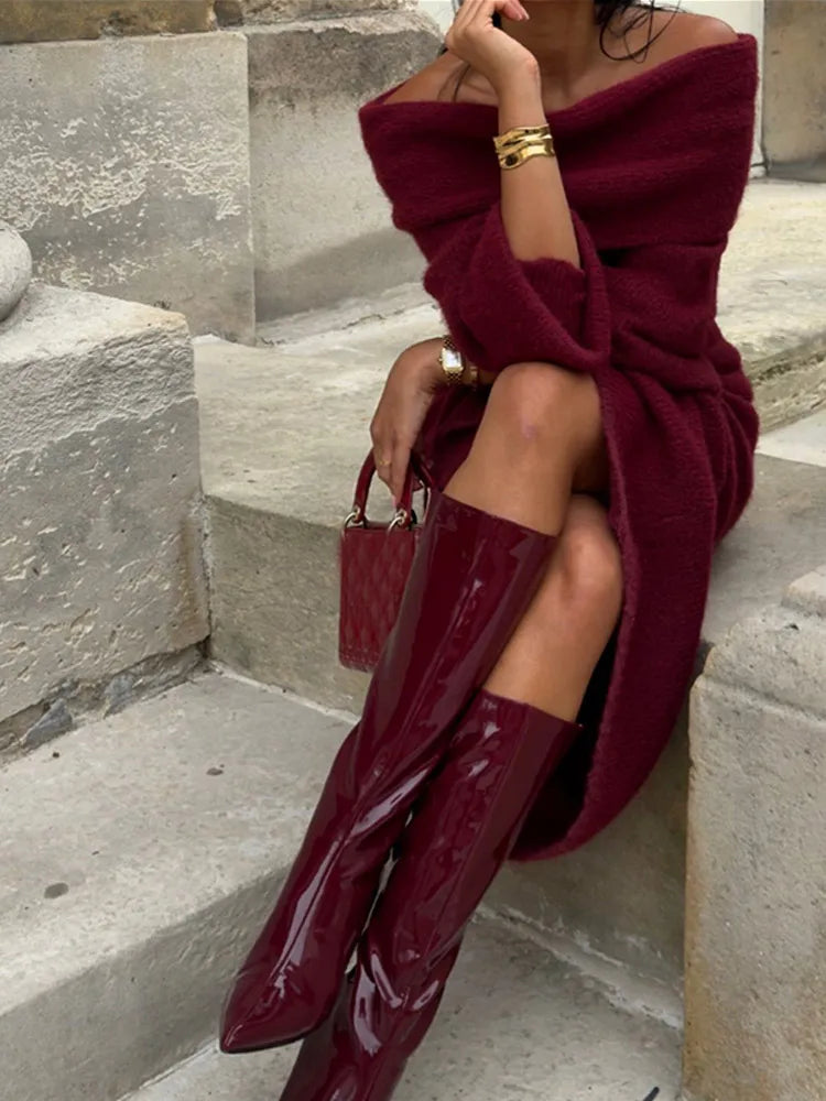 Valentina | Rochie tricotată