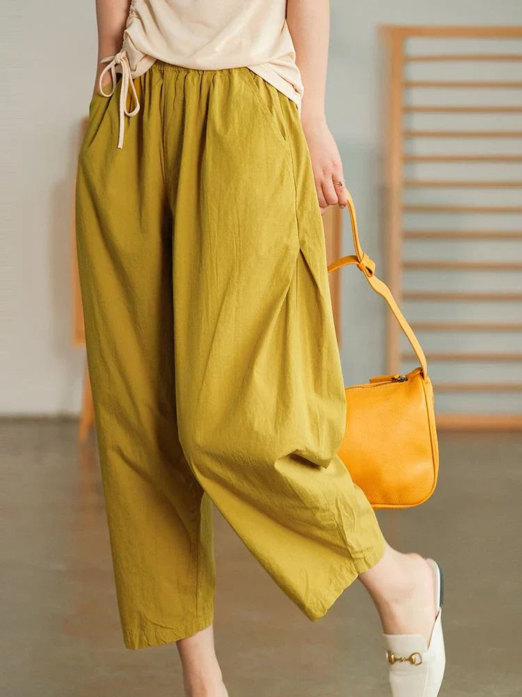Isabella | Pantaloni de vară din bumbac