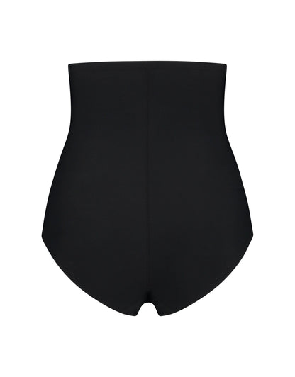 Modellerande trosor med hög midja Svart SCPHWB