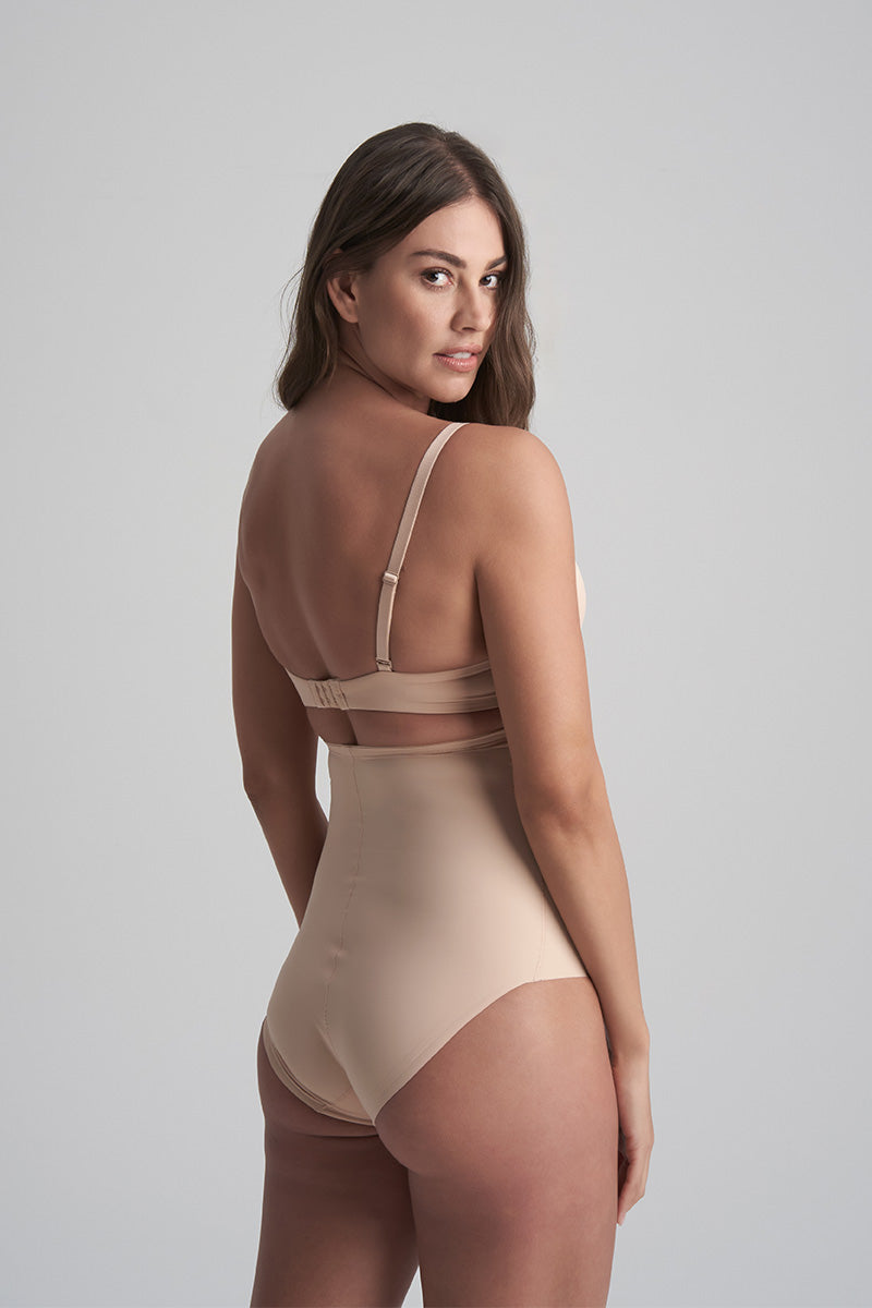 Formande trosa med hög midja Beige SCPHWB