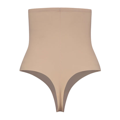 Tanga modellformande hög midja Beige SCPHWT