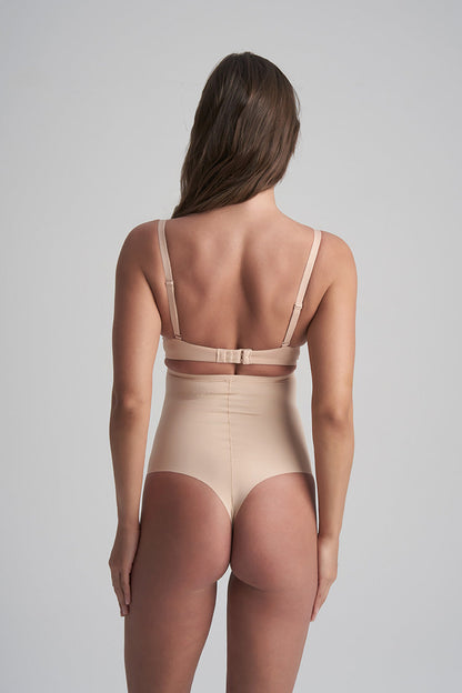 Tanga modellformande hög midja Beige SCPHWT