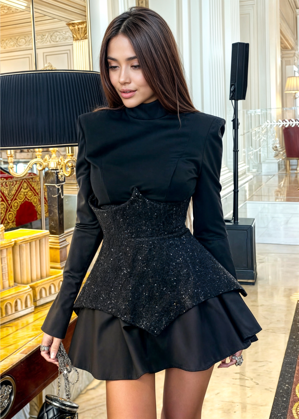 Charlotte | Rochie mini cu paiete