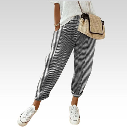 Lore | Eleganta randiga byxor