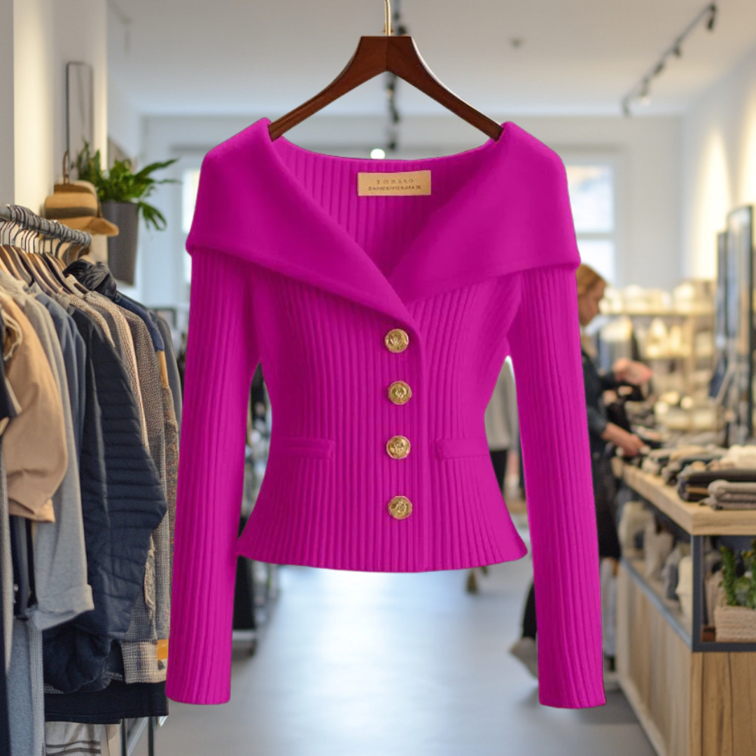 KARLA I JACHETA LUXOASĂ DIN TRICOT