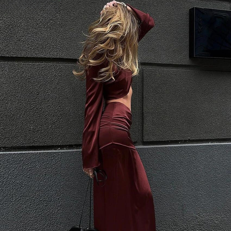Isla | Set Crop și Rochie