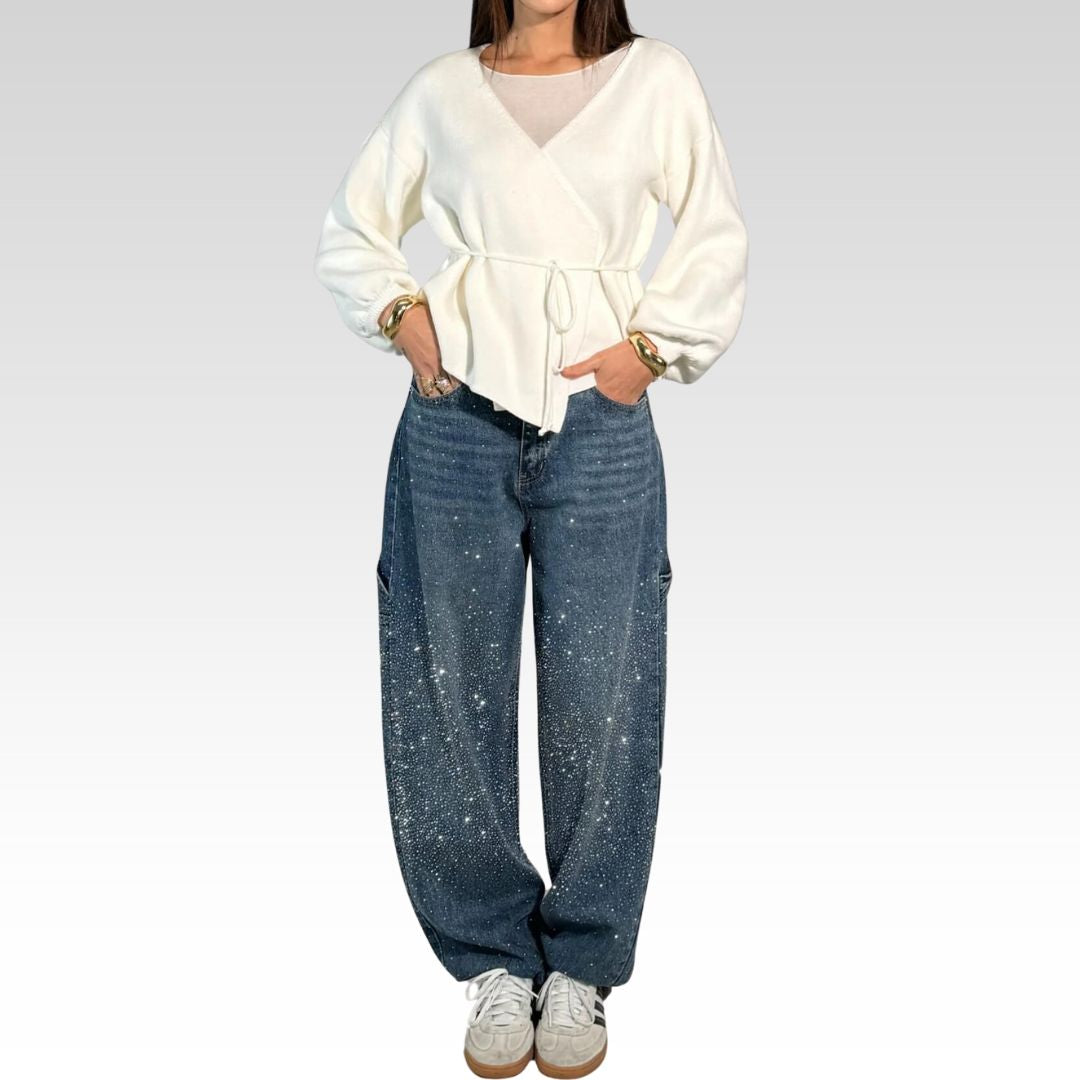 Gertrud | Pantaloni cu diamant