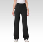 Nina | Pantaloni elastici cu talie înaltă
