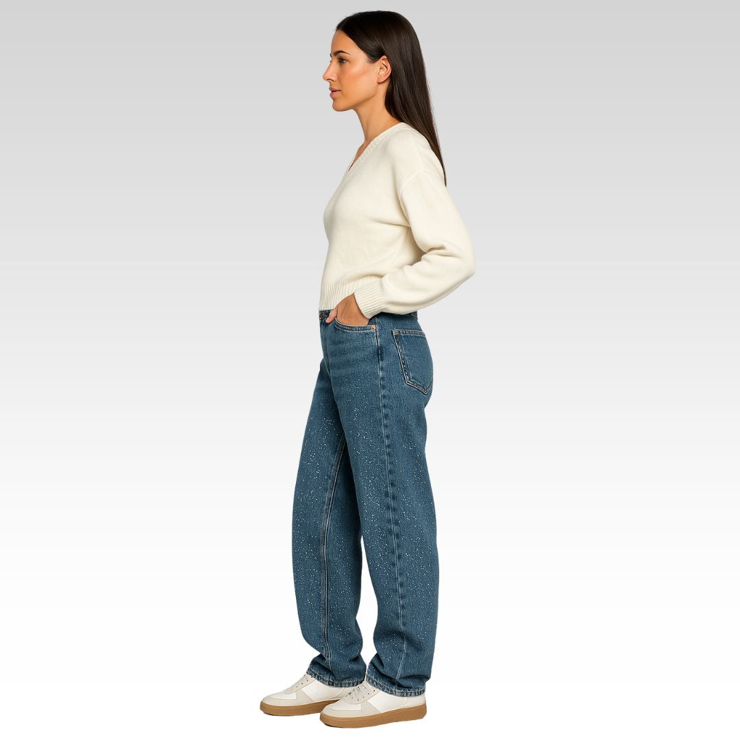 Gertrud | Pantaloni cu diamant