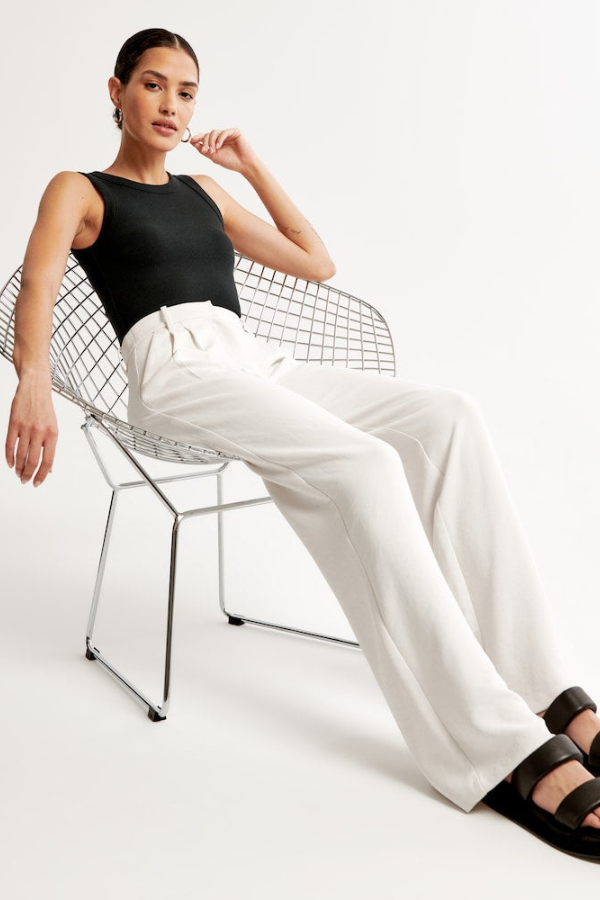 Aerelle | Pantaloni Schneider cu picioare largi