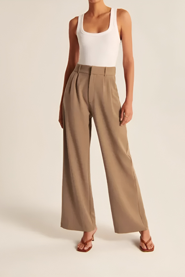 Aerelle | Pantaloni Schneider cu picioare largi