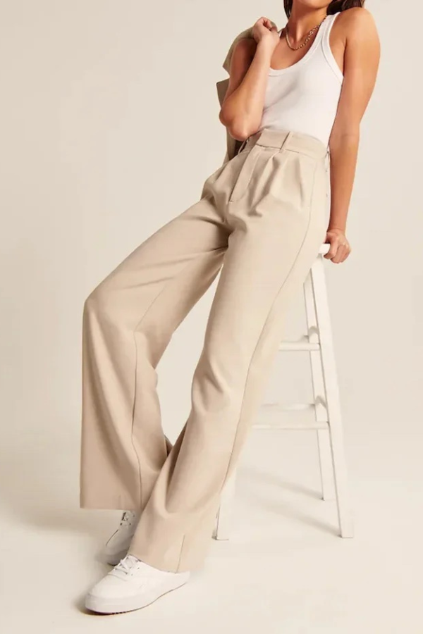 Aerelle | Pantaloni Schneider cu picioare largi
