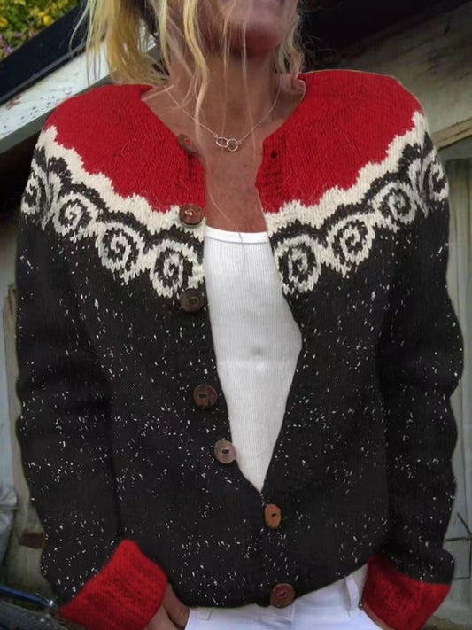 Lulu | Vintage Isländsk Stickad Tröja