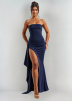 Zoey | Rochie cu Fendă Strălucitoare