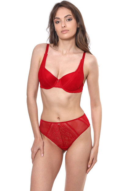 Klassisk bh Anastasia Röd R1498