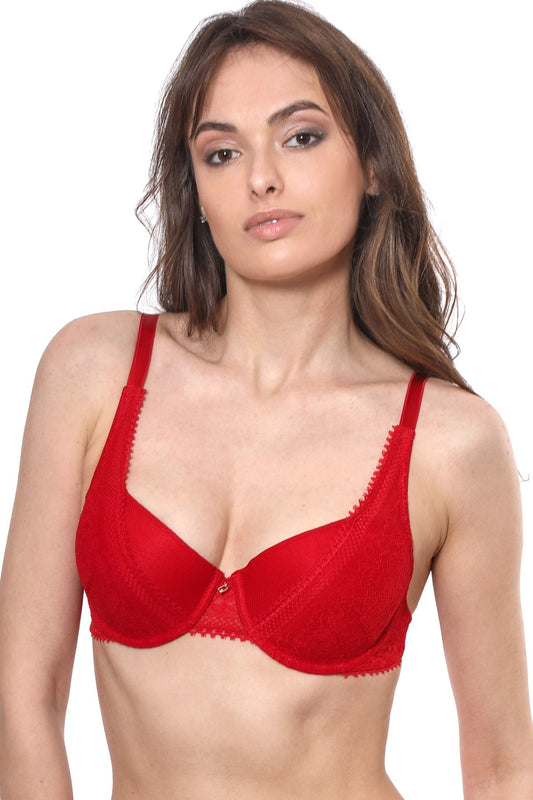 Klassisk bh Anastasia Röd R1498