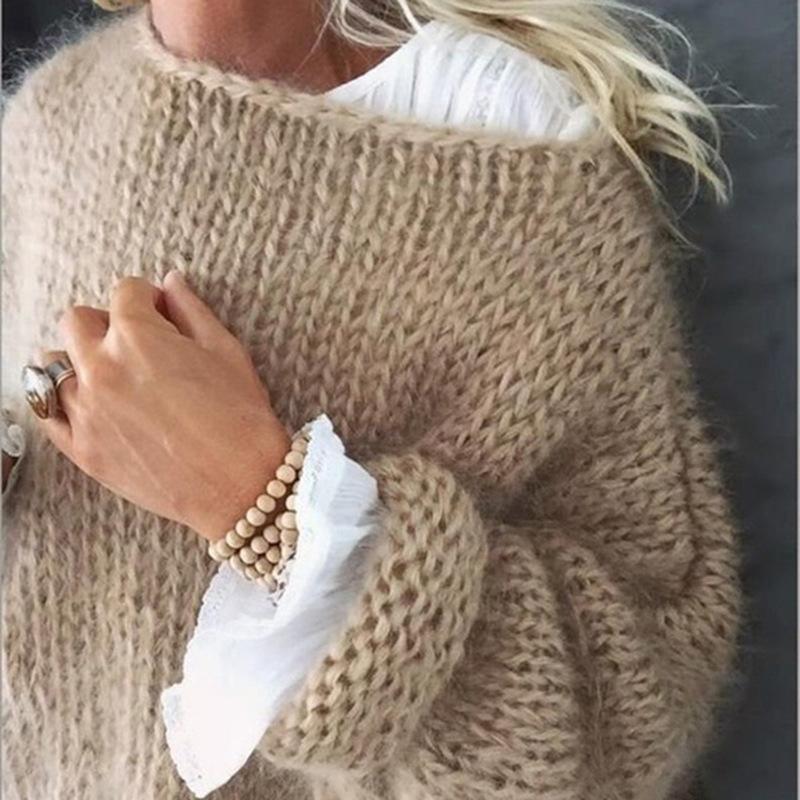 Pulover Mohair Casula Cu Decupaje