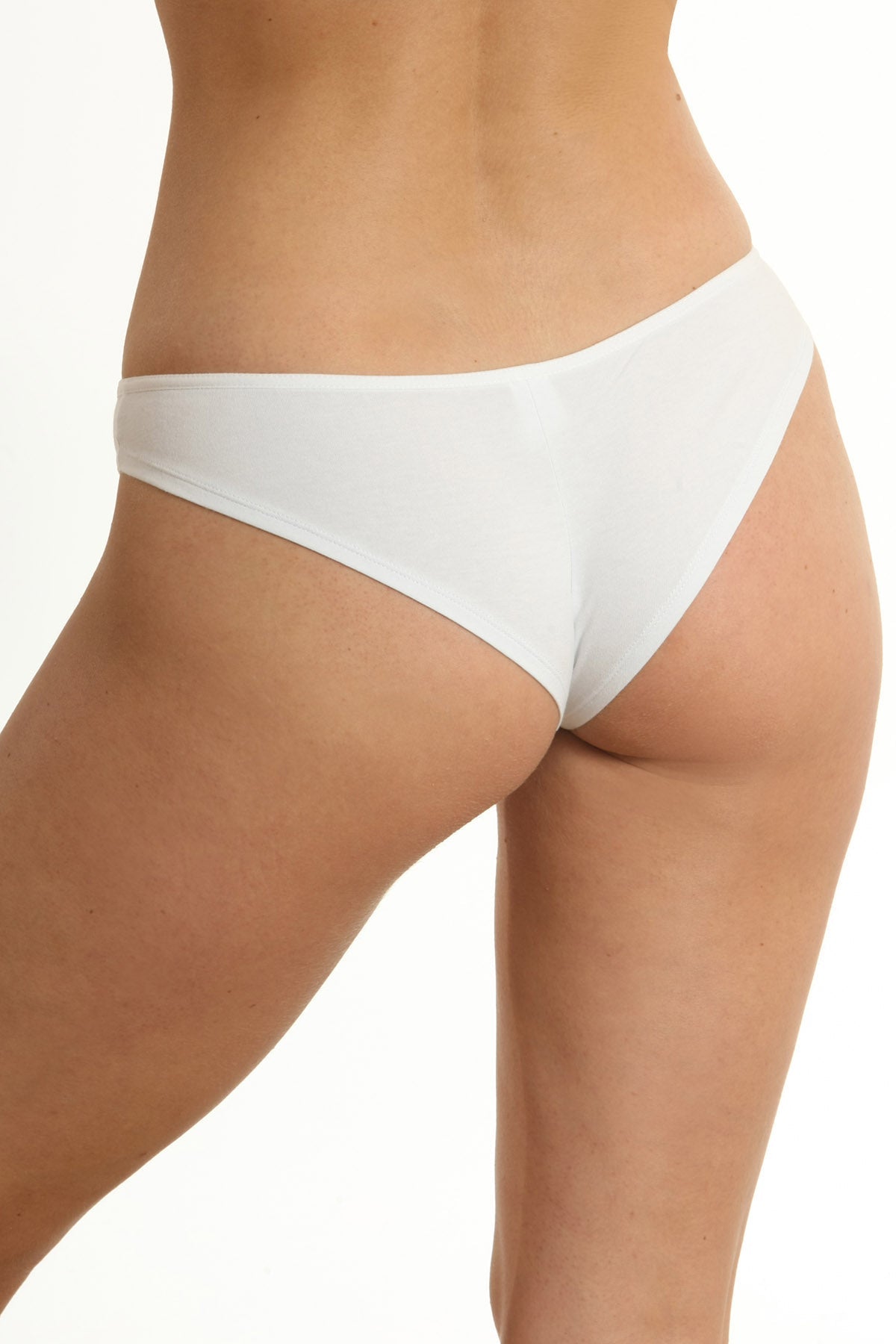 Chilot brazilian din bumbac Cami S0891 alb