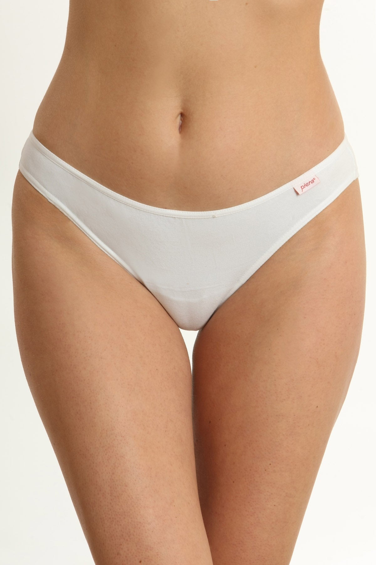 Chilot brazilian din bumbac Cami S0891 alb