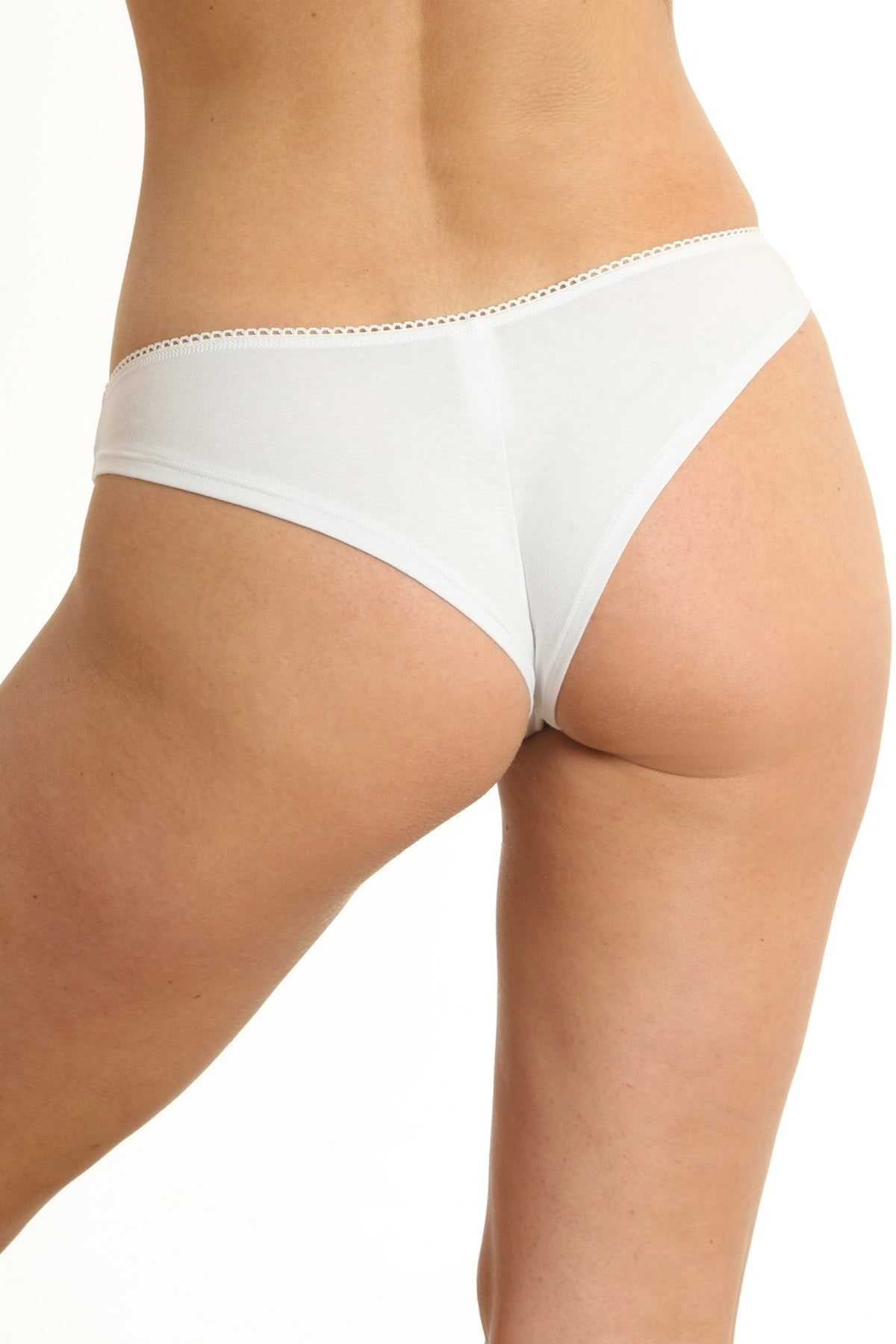 Set med 3 par brasilianska trosor CAMI S0836 vit