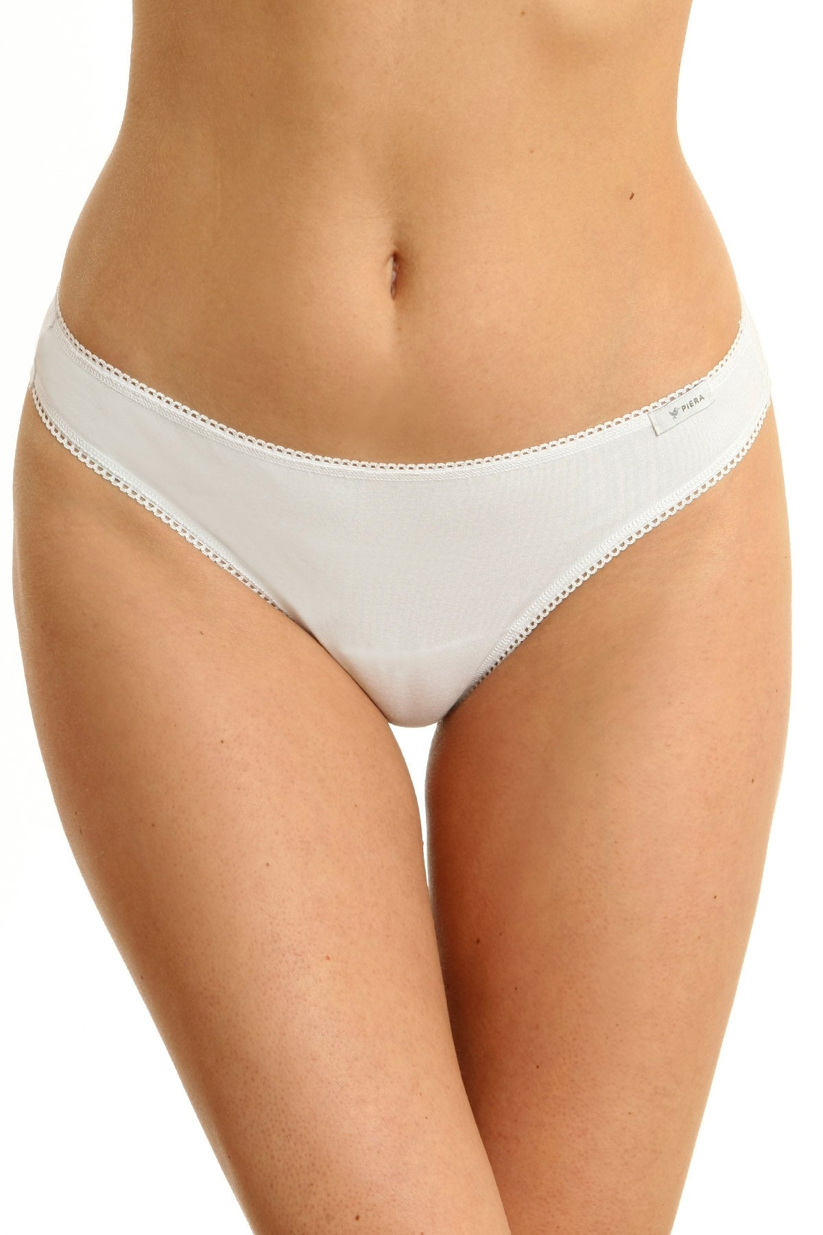 Set 3 buc chiloti brazilieni CAMI S0836 alb