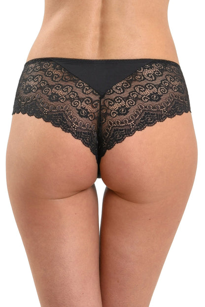 Chilot panty mikrofiber och spets CATRINA T0161 svart