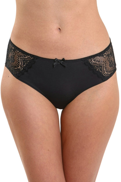 Chilot panty mikrofiber och spets CATRINA T0161 svart