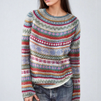 Anna | Pulover clasic Fair Isle