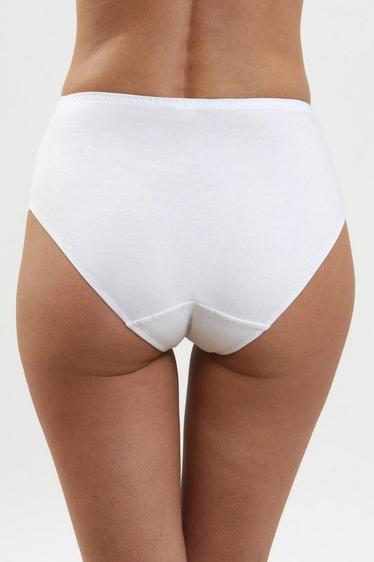 Klassisk trosa i bomull och spets FIONA S1507