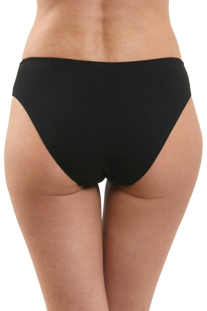 Klassisk bomullstrosa Svart FIONA S1586