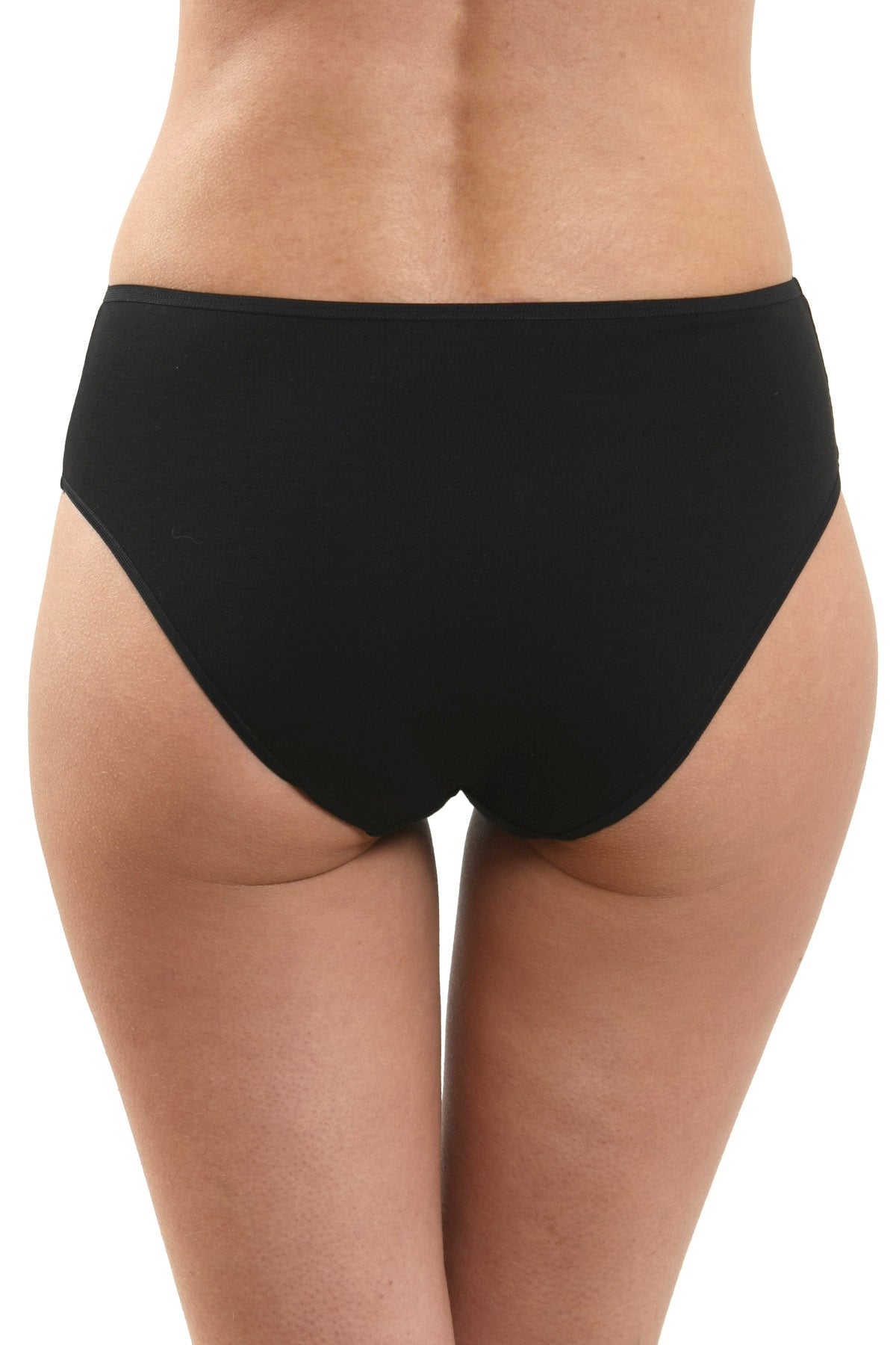 Högmidjad klassisk trosa Svart Fiona S0727