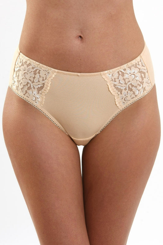 Klassisk bomullstrosa med spets Fiona S1188