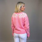 Michelle | Vintage Isländsk Stickad Kofta