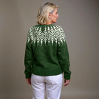 Janine | Vintage Isländsk Stickad Kofta