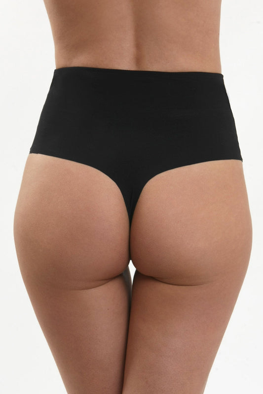 Chilot clean cut modelator tanga, hög midja LUCY S1512 svart