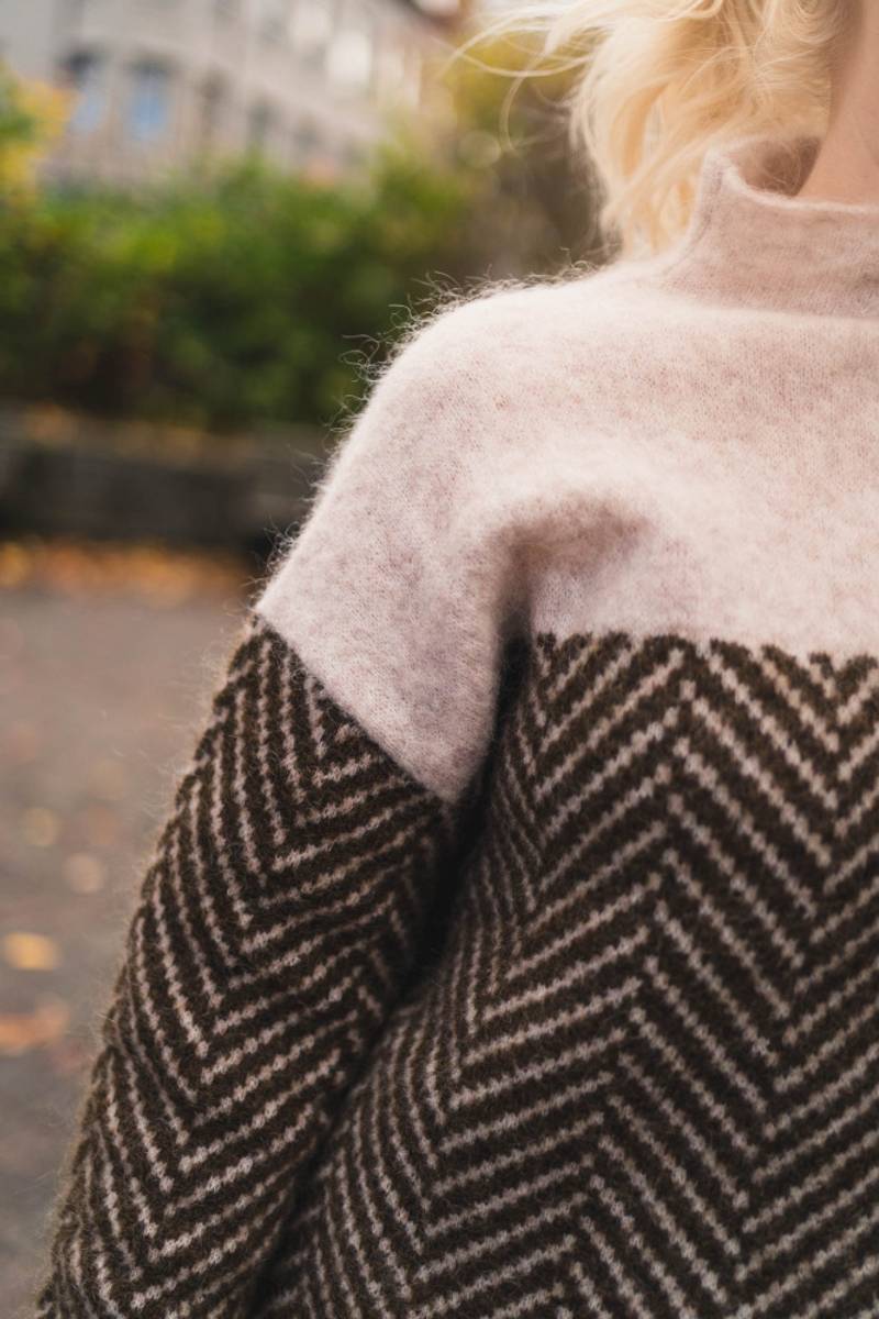 ADELIE | Pulover Premium cu guler înalt din tricot de calitate