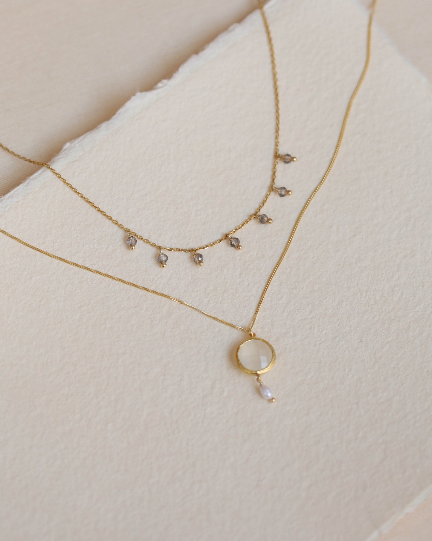 Colier JOIA med Kvarts Crystal