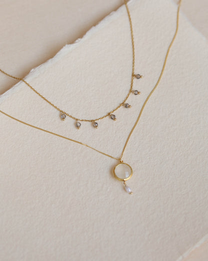 Colier JOIA med Kvarts Crystal