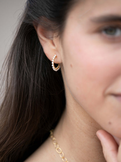 Cercei ADÈLE med Pärlor