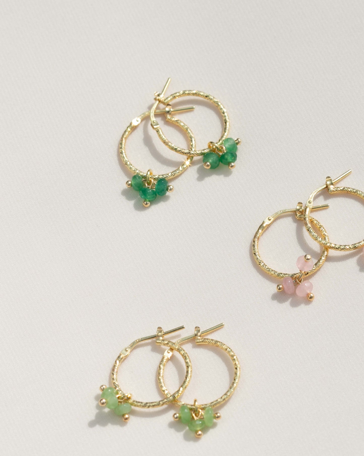 Örhängen PHOEBE Gröna