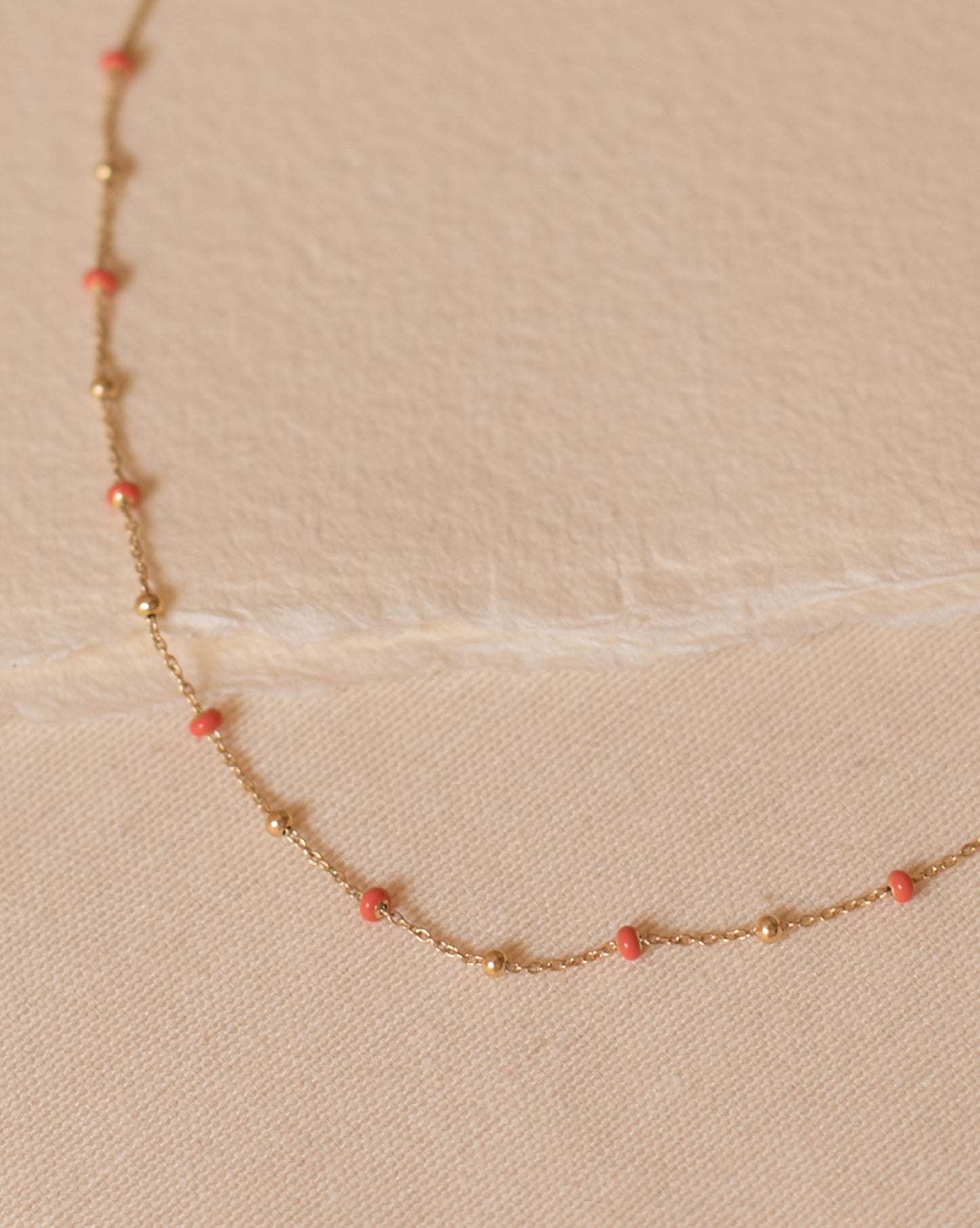 LOULOU Armband Korall