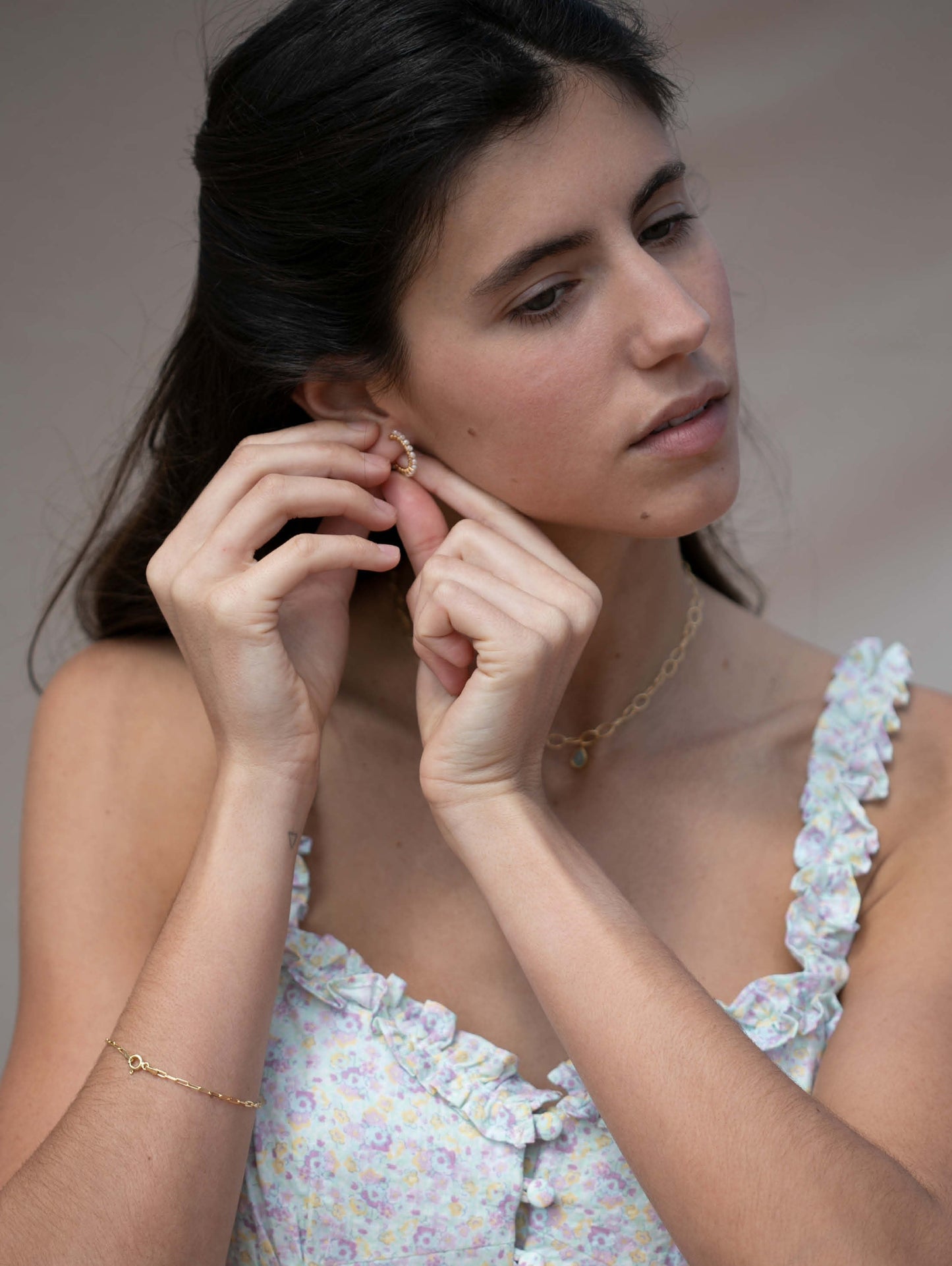 Cercei ADÈLE med Pärlor