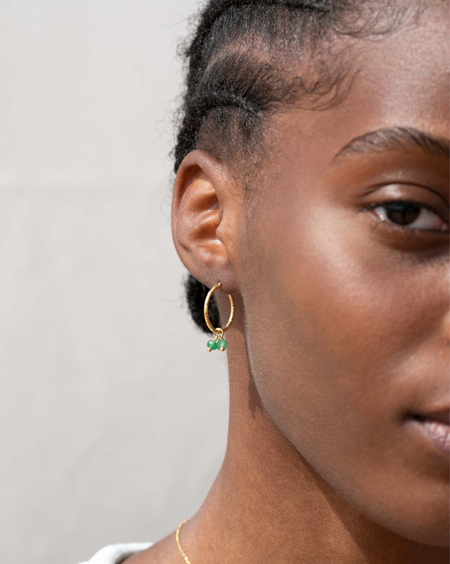 Örhängen PHOEBE Gröna