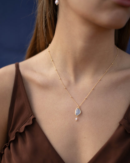 Colier JOIA med Blå Kvarts - Begränsad Utgåva