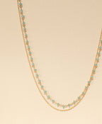 CULOARE Necklace Acvamarin