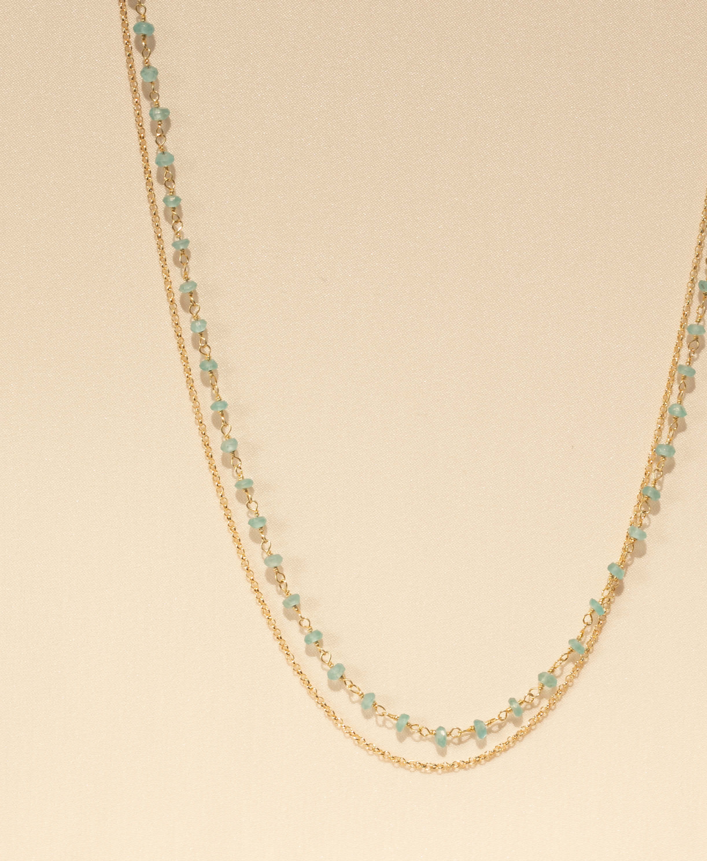 CULOARE Necklace Acvamarin